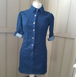 Max Rave Denim Mini Dress